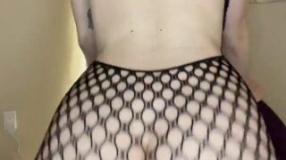 Gii_xoxo69 Topless Fishnet Bodysuit Strip Onlyfans Video Leaked