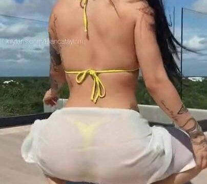 Bianca Taylor Thong Bikini Outdoors Onlyfans Video Leaked